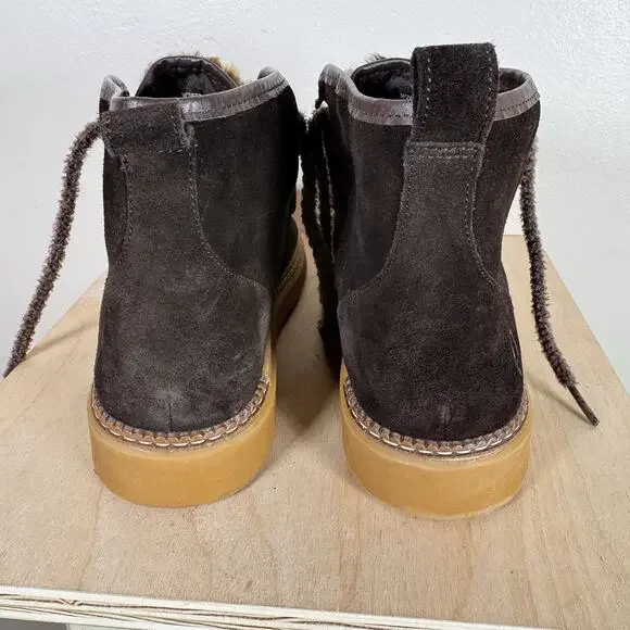 Cole Haan Womens Chaka Bootie All Day Summit Brown Lace Up Ankle Size 7.5 - Picture 4 of 8